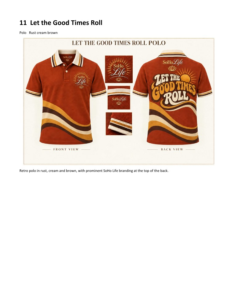 Let the Good Times Roll approved catalogue preview